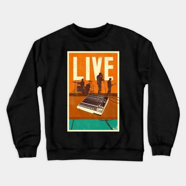 LIVE SHOW Crewneck Sweatshirt by Showdeer